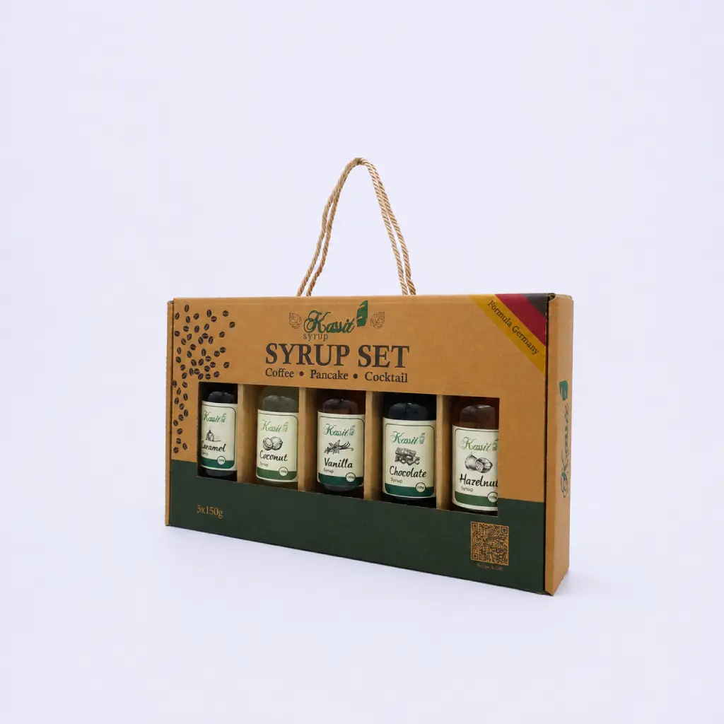 syrup-set-coffee پک کادویی سیروپ ست قهوه کاسیت