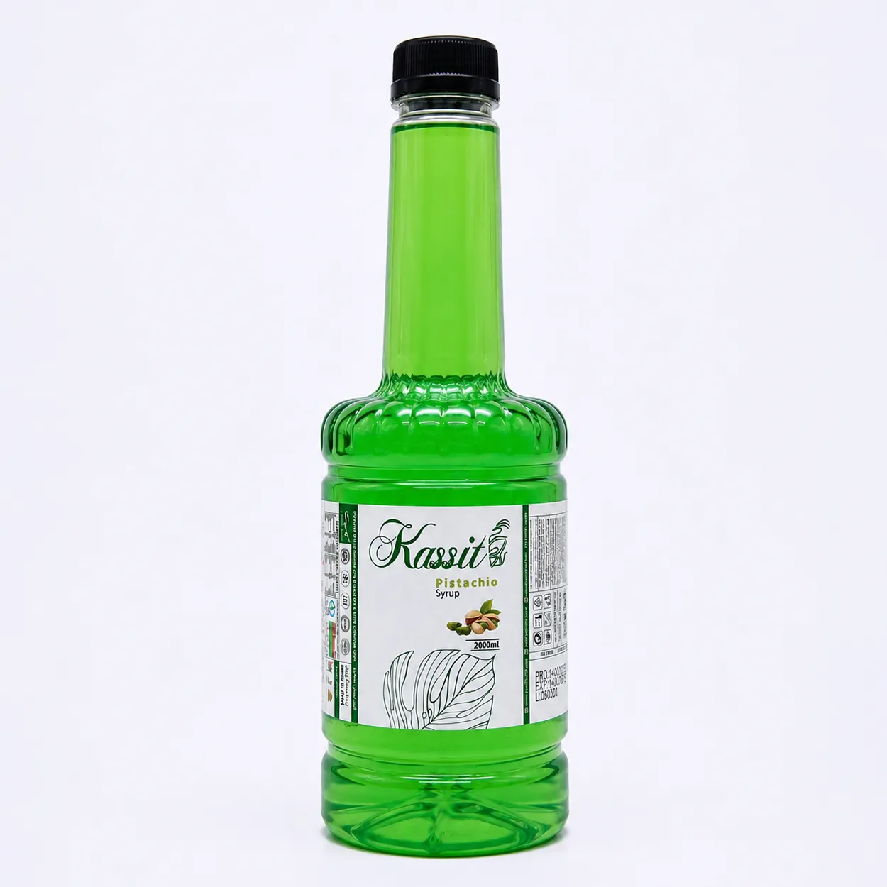 pistachio-syrup-2-liter-kassit خرید سیروپ پسته 2 لیتری