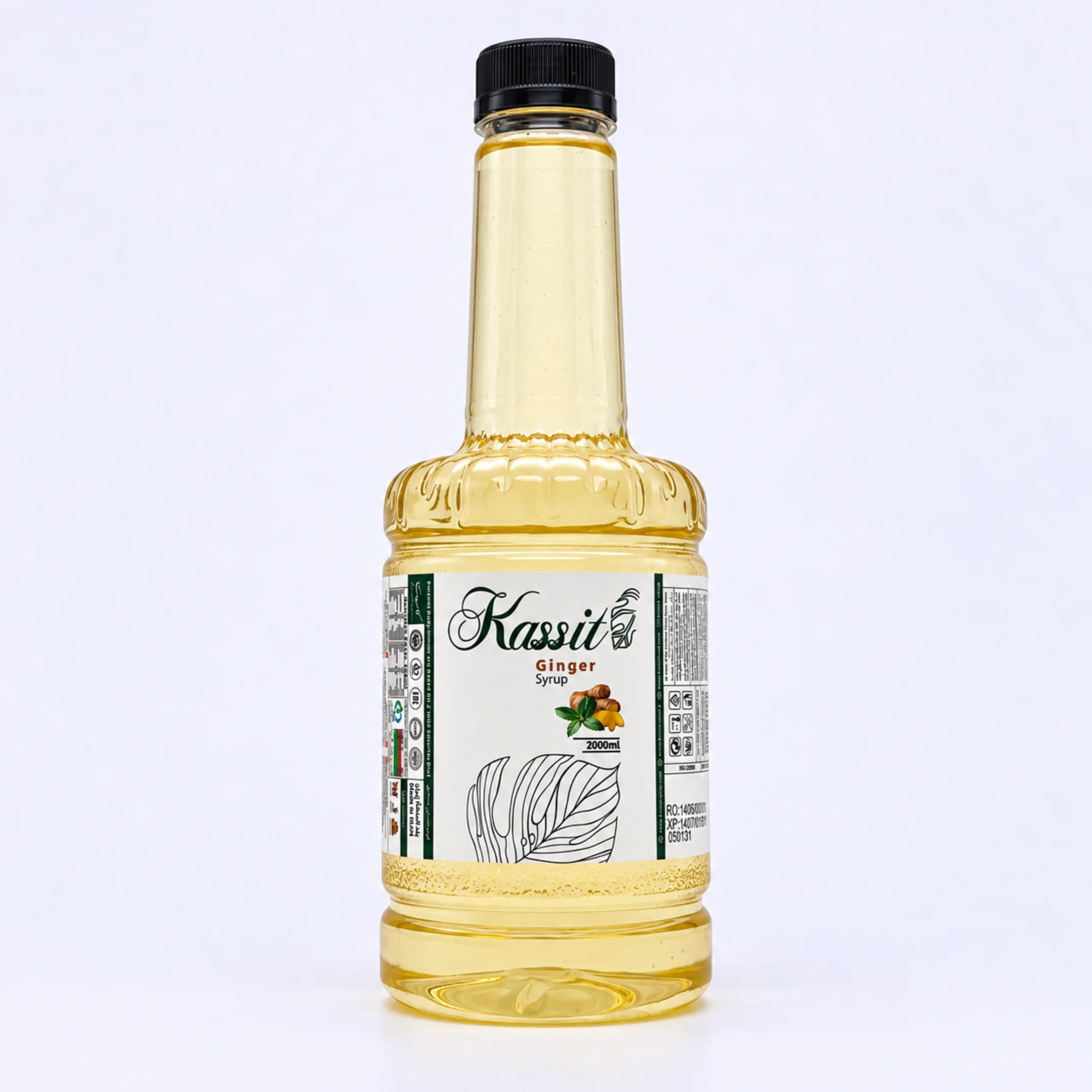 ginger -syrup-2500g خرید سیروپ زنجبیل 2 لیتری کاسیت