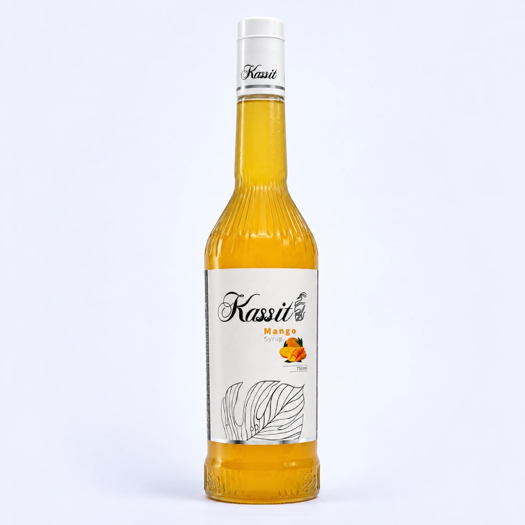 mango-syrup-750cc-kassit خرید سیروپ انبه لوکس 750 سی سی کاسیت
