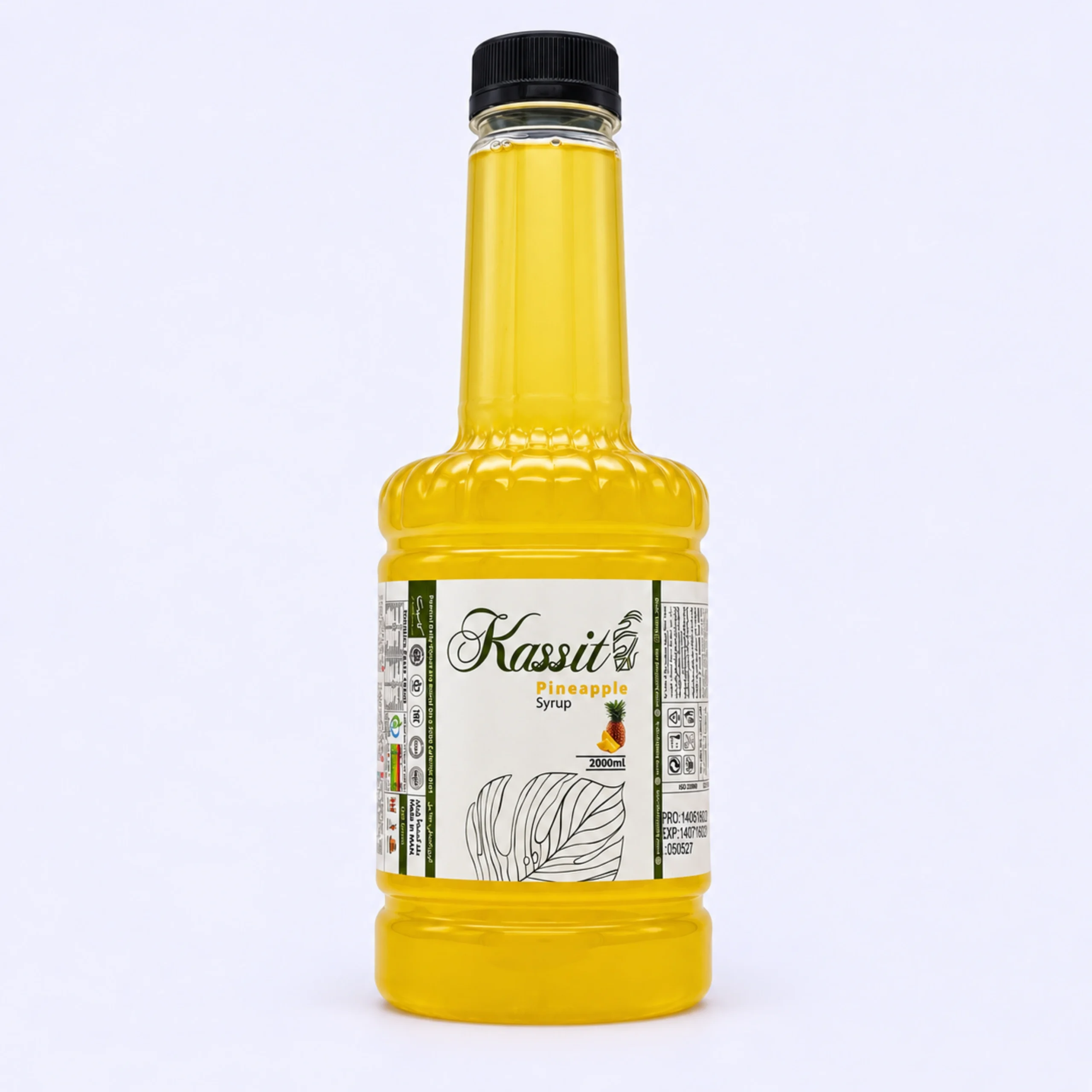 pineapple-syrup-2liter-kassit خرید سیروپ آناناس 2 لیتری