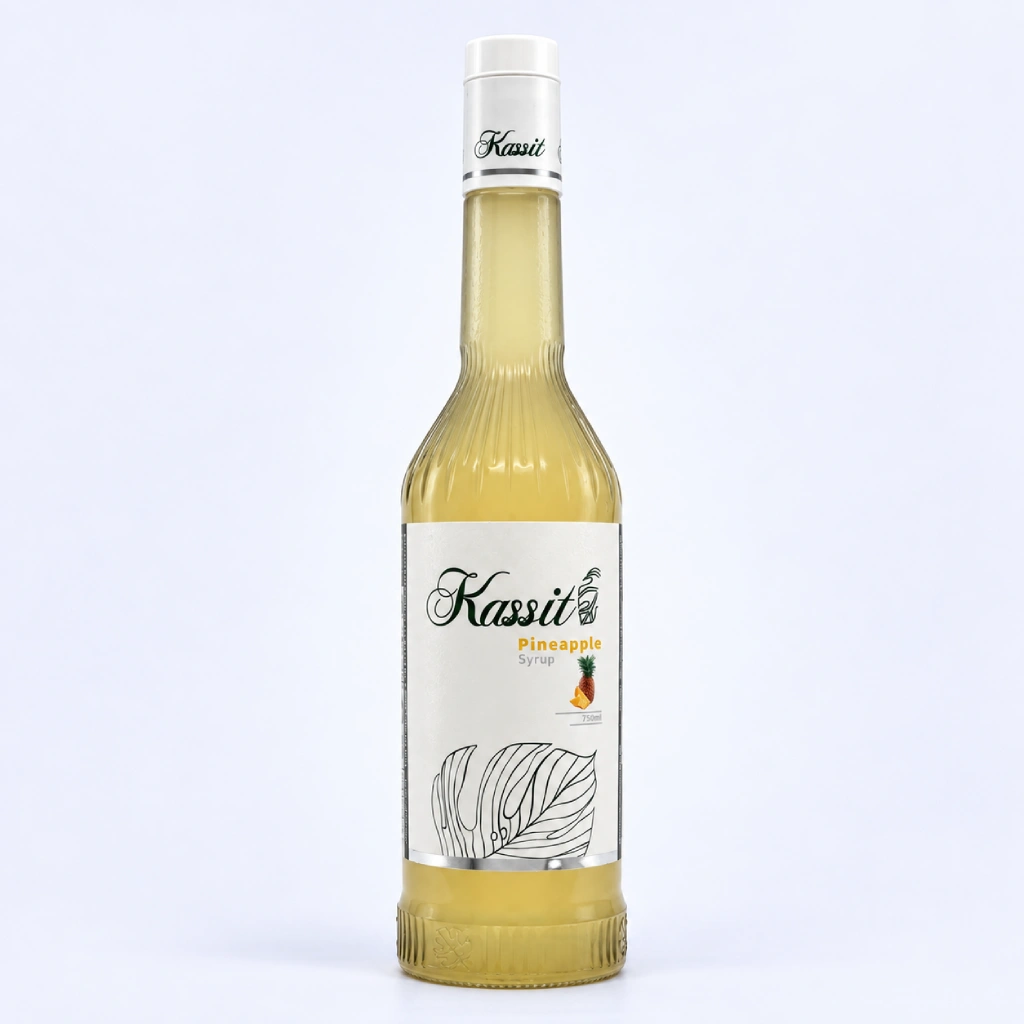 pineapple-syrup-750cc-kassit خرید سیروپ آناناس 750 سی سی کاسیت